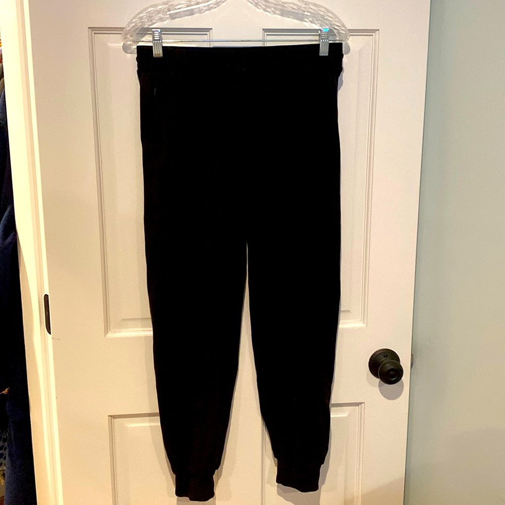 Rachel Zoe Black Tapered Ankle Sweatpants